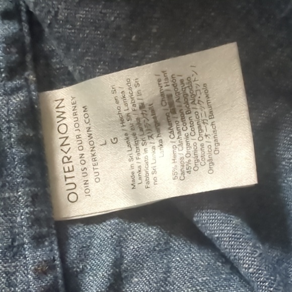 Outerknown size large denim dress - Picture 2 of 4